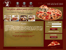 Tablet Screenshot of party-pizza.hu